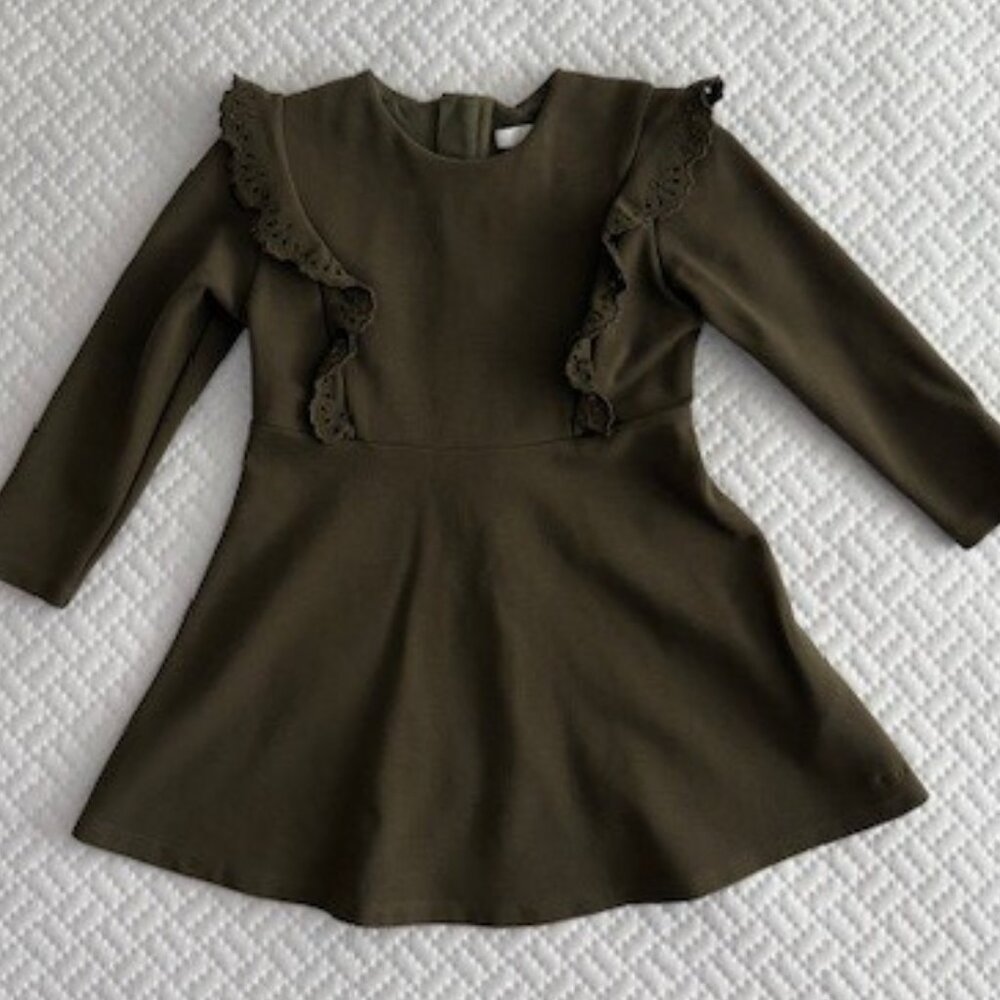 Chloe Khaki Green Dress